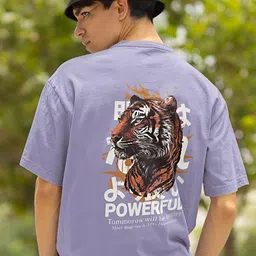 Elibolz Men Printed Drop-Shoulder Sleeves Bio Finish T-shirt-picture-14