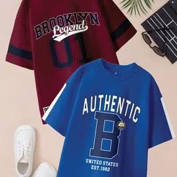 CODEZ Boys Pack Of 2 Tshirts-image-58