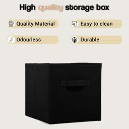 Kuber Industries Black 6 Pieces Durable Multi-Utility Organisers image 3