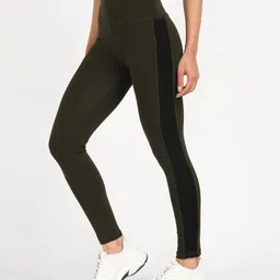 Solid Women Green Tights-image-48