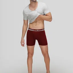 AMUL COMFY Men Pack of 4 Cotton Trunks image 3