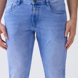 Parx Men Tapered Fit Low-Rise Heavy Fade Jeans image 5