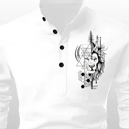 limro Men Printed Cotton Blend Straight Kurta image 2