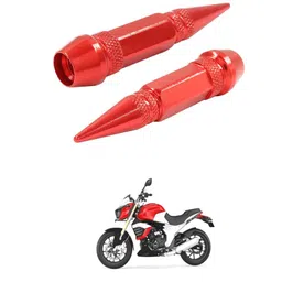 LOVMOTO Universal 2PC Spiked Aluminum Stem Valve Caps Dustproof Tire Wheel Stem Caps for Cars,SUVs,Trucks Bicycles and Motorcycles Comfortable with Mo-jo image 1