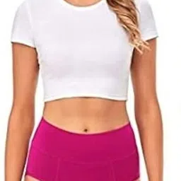 YOU FOREVER Pack Of 3 High-Rise Hipster Briefs - YF-3HWPNT-RED-PPL-PNK-S image 2