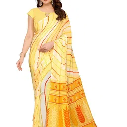 Moda Rapido Striped Poly Georgette Saree-picture-23