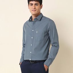 U.S. Polo Assn. Men Classic Tailored Fit Printed Casual Shirt-picture-47