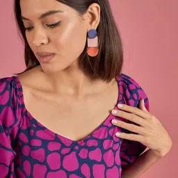 all about you Women Printed Fit & Flare Midi Dress image 5