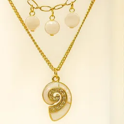 RaasRani Gold-Plated Stainless Steel Artificial Beads Statement Necklace-picture-16