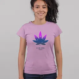 Moda Rapido Women Printed Bio Finish Applique Slim Fit T-shirt-image-14