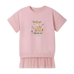 StyleCast x Revolte Girls Printed Ruffled T-shirt Dress-image-98