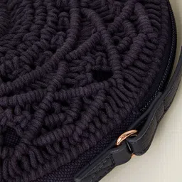 Accessorize Women Textured Structured Sling Bag image 5