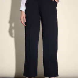 CORSICA Women Relaxed High-Rise Pleated Trousers-picture-33
