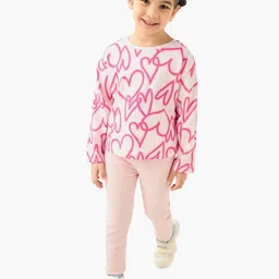Juniors by Babyshop Girls Graphic Printed Round Neck Cotton T-shirt image 4