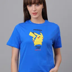 Free Authority Pokemon Printed Pure Cotton Oversized T-shirt-image-12