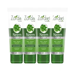 ZORDAN Set Of 4 Herbals Neem Face Wash - 60 ml Each image 1
