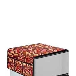 The Furnishing Tree Brown Printed Refrigerator Cover image 4