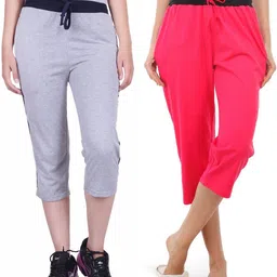 feelblue Solid Women Three Fourths-picture-32