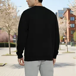 Moda Rapido Mens Printed Round Neck sweatshirt Regular Fit long sleeve image 3