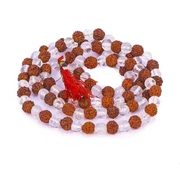 Divine souvenirs Unisex Rudraksha Beaded Statement Chain-picture-42