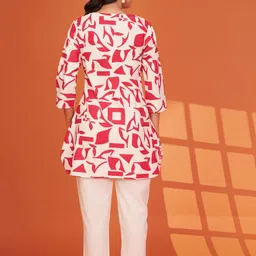 Kaftanize Sequined Work Tasseled Embroidered Tunic With Trousers Co-Ords image 2