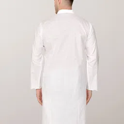 Excent Mandarin Collar Pure Cotton Straight Kurta image 3