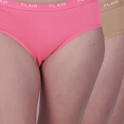 SHYAM SONS FLAIR Women Pack Of 3 Anti Bacterial Hipster Briefs-image-35