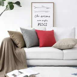 Khooti Khaki Rectangle Cushion Covers image 4