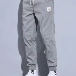 StyleCast Men Relaxed Fit Mid-Rise Easy Wash Trousers image 3