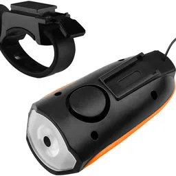 3-in-1 Rechargeable & Waterproof Cycle Light (3 Modes) |Cycle Light with Horn LED Front Light-image-11