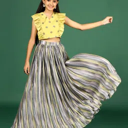 Sangria Girls Embellished Lehenga Choli-picture-1