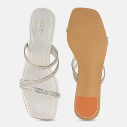 Anouk Women Embellished Party Block Sandals image 3