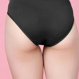 SHYAM SONS FLAIR Pack Of 3 Women Mid Rise Outer Elastic Bikini Briefs image 5