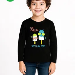 Friskers Boys Graphic Printed Round Neck Pure Cotton T-shirt-picture-37