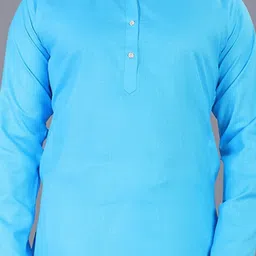 Attigo Men Solid Ethnic Kurta with Pyjama image 4