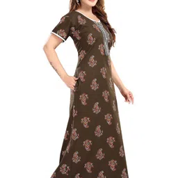 TRUNDZ Printed Maxi Nightdress image 4