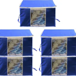 CHAMPARAN Non Woven King Size/Jumbo Blanket Cover for double bed Cotton Laundry Bag-image-34