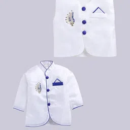 Covetus Kids-Boys Art Silk Solid Kurta Sets image 2