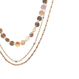 fabula Set Of 3 Gold-Plated Beads Multi Layered Necklace image 3