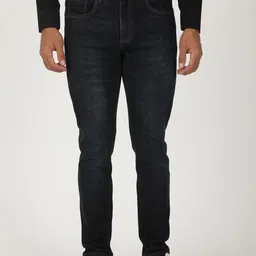 Greenfibre Men Slim Fit Mid-Rise Light Fade Stretchable Jeans-image-94