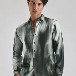 Banana Club Men Classic Slim Fit Opaque Printed Casual Shirt-image-23