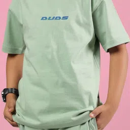 WEARDUDS Kids Printed T-shirt With Shorts image 5