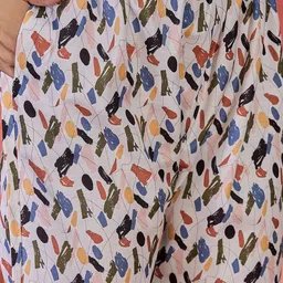 Sangria Printed Tunic With Trousers Co-Ords image 5