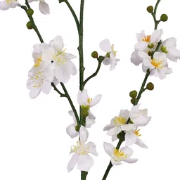 TAYHAA White 2 Pieces Orchid Artificial Flower With Pot image 2