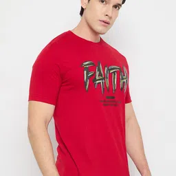Duke Men Typography Printed Round Neck Cotton Slim Fit T-shirt image 2