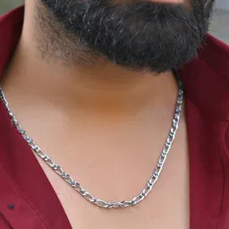 VOJ Men Silver-Plated Chain image 5
