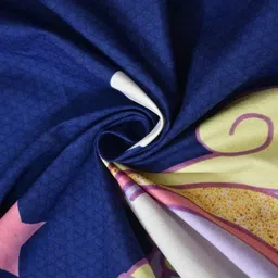 fashancy 300 TC Cotton King Geometric Fitted (Elastic) Bedsheet image 3