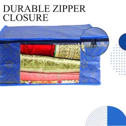 AMAK INC Blue Fabric Multi-Utility Wardrobe Organisers image 4