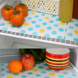 Baskety Blue & Pink 2 Pieces Dot Printed Anti-Slip Table Mat Organisers image 3