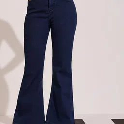 DOLCE CRUDO Women Bootcut High-Rise Stretchable Jeans-image-57